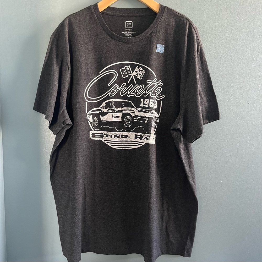 GM Official Licensed Corvette 1963 Sting Ray Hybrid Apparel Tee